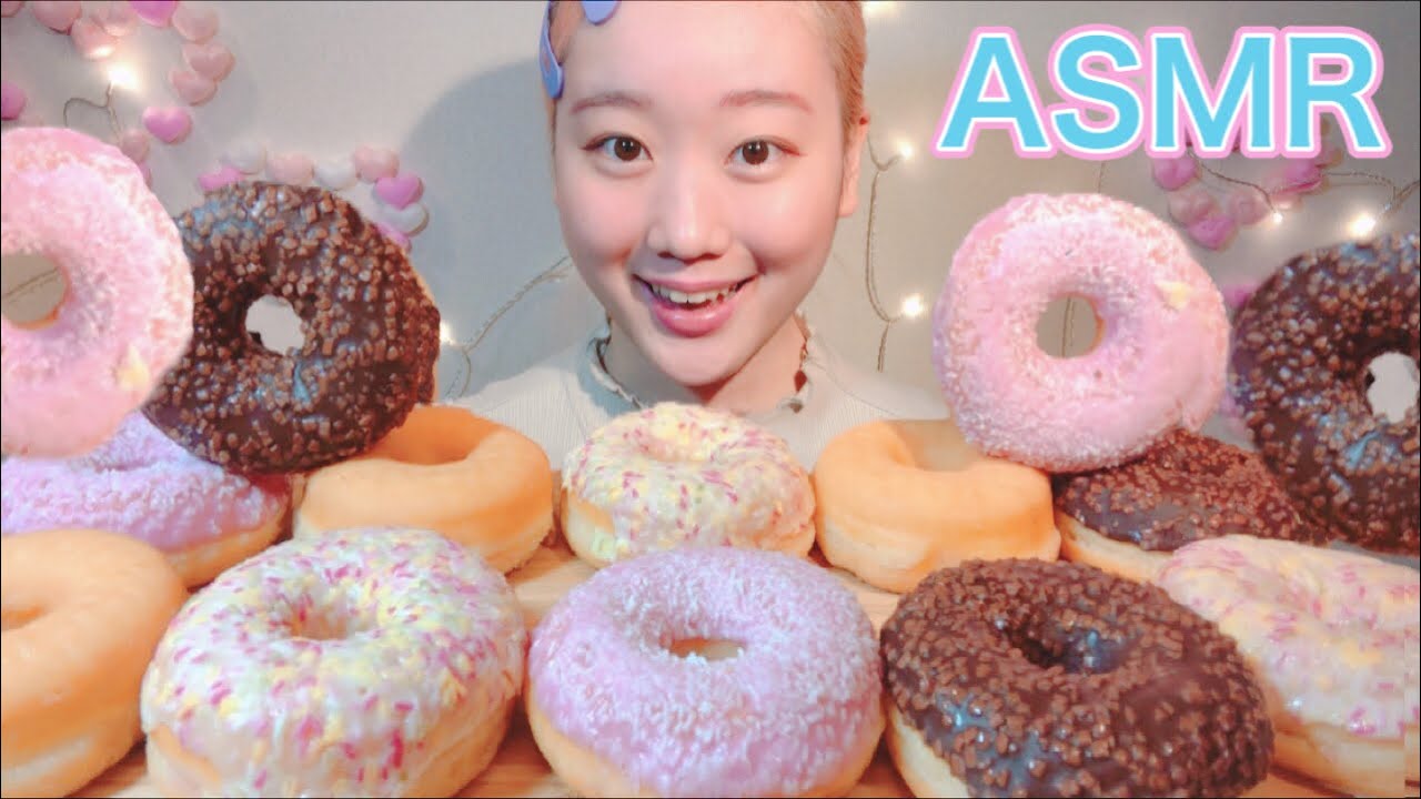 ASMR コストコのドーナツ Costco donuts【咀嚼音/ Mukbang/ Eating Sounds】