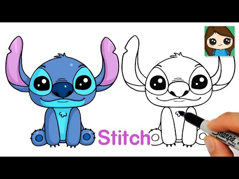 Draw Stitch step by step by GrayAliEN  Dessin stitch, Stich dessin, Idées  de dessin faciles