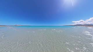 Beach Relax 🌊 – Calm Mediterranean ocean waves with soft jazz music - 4K screenshot 4
