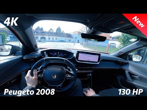 Youtube Peugeot 2008 GT 2024 POV Test drive 4K (1.2 PureTech 130 HP, 8 EAT) video Peugeot