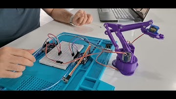 MPU6050 Sensor ile İvmesel Kontrollü 3 Eksen Robot Kol Yapmak