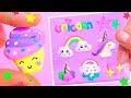 DIY 3D Unicorn Stickers, Learn How To Make Cutest Unicorn Crafts &amp; School Supplies