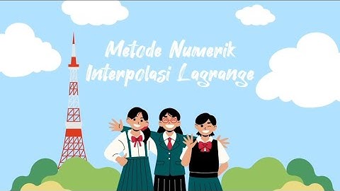 POLINOM INTERPOLASI LAGRANGE DAN CONTOH PENGGUNAAN PADA EXCEL