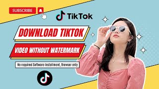 How To Download TIKTOK Video Without Watermark In Second | Tech Tips