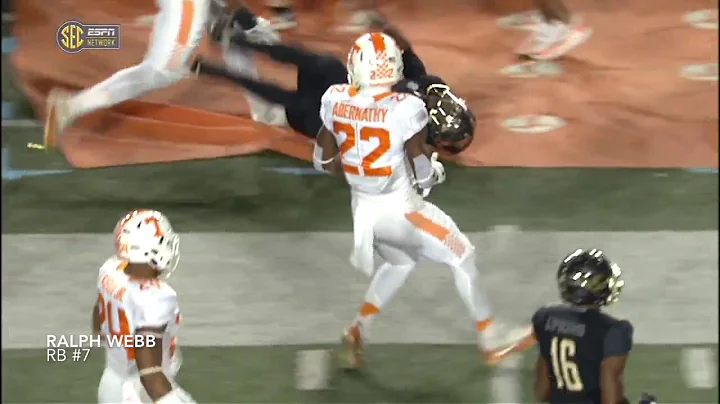 Ralph Webb vs Tennessee 2016