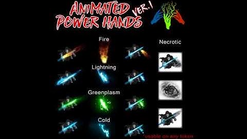 Power Hands - Animated Tokens for Roll20