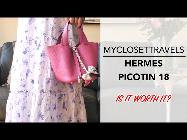 DESIGNER HANDBAG REVIEW - Hermes Picotin 22 (Worth the price? What does it  hold?)