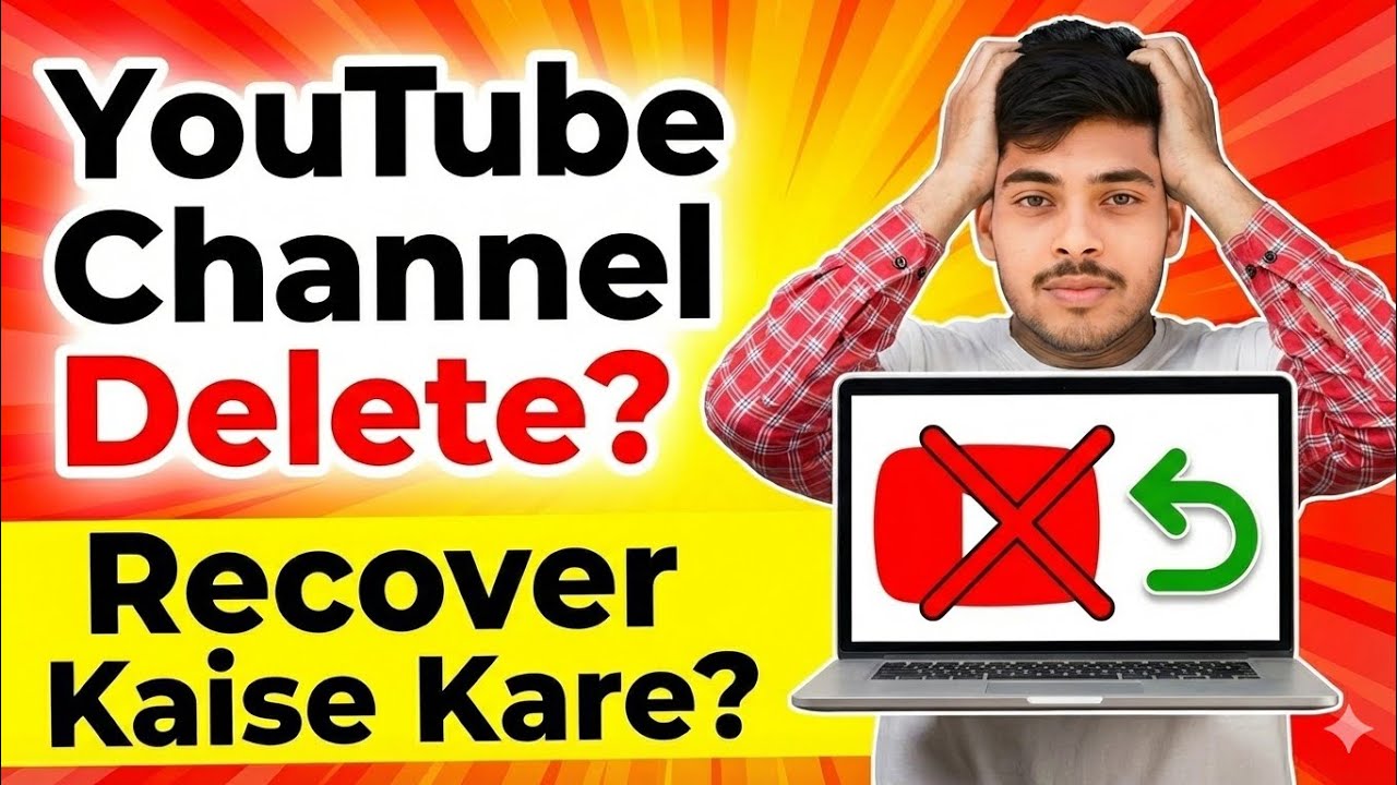 Delete YouTube Channel Kaise Recover Kare? | 100% Working Method