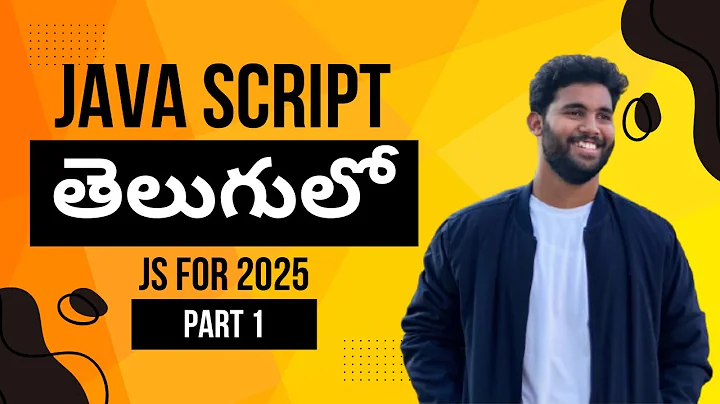 🔥 JavaScript Basics for Beginners | Step-by-Step Guide to Web Development | In Telugu thumbnail