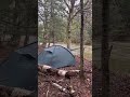 River camp are my best camping spot . Join me! 🏕️#camping #tent #rain #outdoors #fire #survival