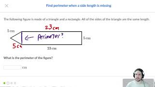 Grade 3: Find Perimeter When a Side Length is Missing