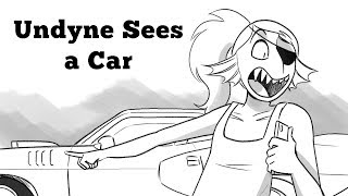 Undyne Sees A Car