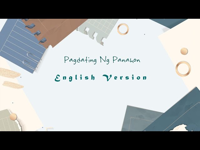 Pagdating Ng Panahon by Aiza Seguerra | English Version class=