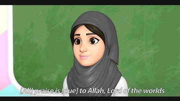 Learn Surah Al-Fatiha with english translation | Quran for Kids | سورة الفاتحة