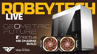 $3200 Noctua Themed Geometric Future M8 Dharma Build (14700K / Noctua RTX 4080)