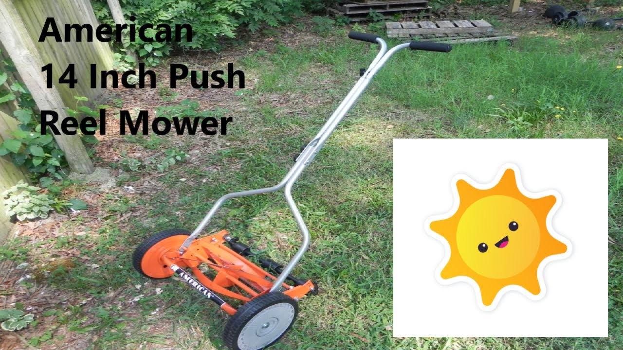 American 14 inch Push Reel Lawn Mower Unboxing 