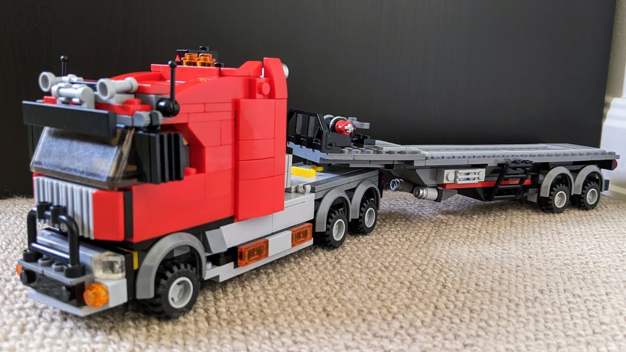 Lego European truck with trailer | MOC - YouTube