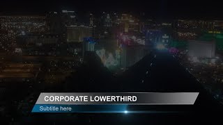 Triangular Glass Lower Third | After Effects Project