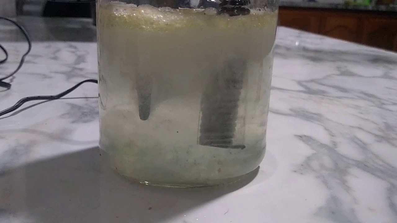 Gans de zno processo eletrólise