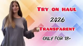 4K Micro Bikini Try On-Haul Transperant Transperant Lingerie & See-Through Style