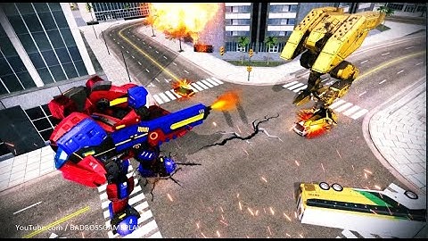 Police Robot Car Hero: Transform Robot Games - Android Gameplay