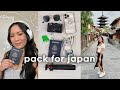 pack with me for Japan 🇯🇵 travel essentials + tips to prepare | what’s in my suitcase + carry-on