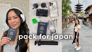 pack with me for Japan 🇯🇵 travel essentials + tips to prepare | what’s in my suitcase + carry-on screenshot 2