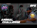 SPUDDZ, BAILEY & FU-IZZY TAKE ON THE ANIMAL CHALLENGE 😂 | Vs. EP 2