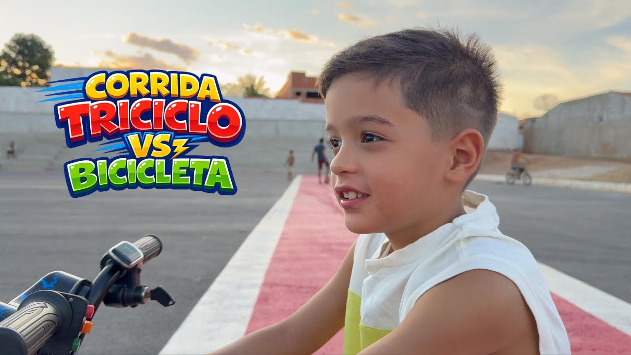 CORRIDA TRICICLO VS BICICLETA