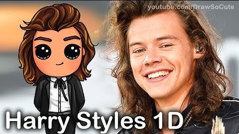 How to Draw Chibi Harry Styles from One Direction 