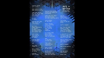 𝐀𝐑𝐓 + 𝐖𝐑𝐈𝐓𝐄 v2 • by Marius Black #song #artph #sing #art #artist #poem #poetry #poet #jazz #music