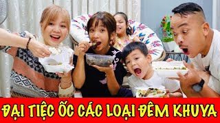 Ăn gì đây#5: ĐẬP HẾT 16 HỘP ỐC XẢ XUI CUỐI NĂM / VUI KHÔNG THỂ TẢ :))