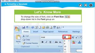 Std IV Lesson 6 Formatting in MS Word