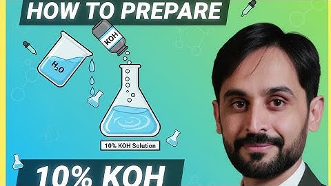 How to prepare 10% KOH || Potassium Hydroxide || Fungal Microscopy