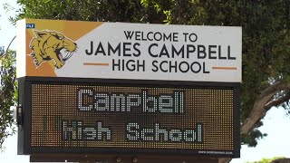 Teen girl arrested, accused of writing threat on wall at Campbell High School