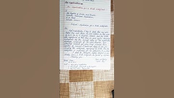 Application for Birth Certificate in English