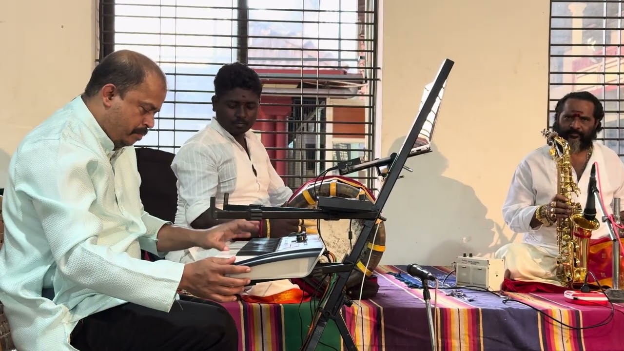 Ambalapuzhe unnikannanodu nee by Shri PK Ganesh & team Puttur #saxophone @Music_Of_Puttur 