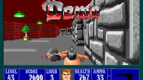Wolfenstein 3D Registered 1.1 - Demo Loop / Attract Mode / Ciclo de Demostración