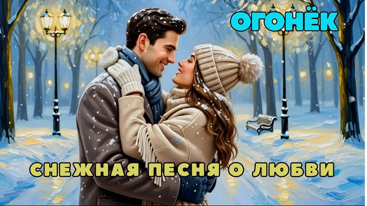 Огонёк 🔥❄️🎷 | Снежная песня о любви, согревающая сердце 🎶💙✨