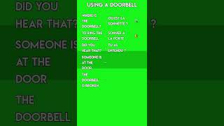 Everyday French Phrases 🚪 | How to Use a Doorbell in French