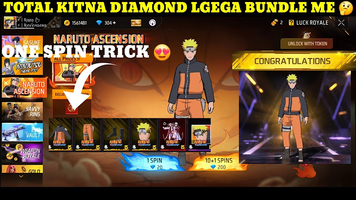 FREE FIRE NEW NARUTO ASCENSION BUNDLE || TOKEN TOWER EVENT IN FREE FIRE NARUTO BUNDLE SPINS | PART 2