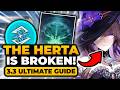 The Herta Build (3.3 ULTIMATE GUIDE) | BEST F2P Build, Team, Lightcone &amp; MORE - HSR The Herta Build