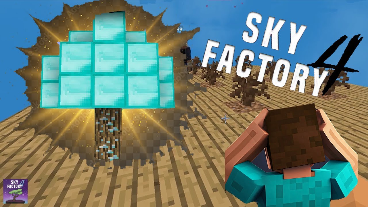 ore forest Minecraft sky factory 4 ep 1 - YouTube