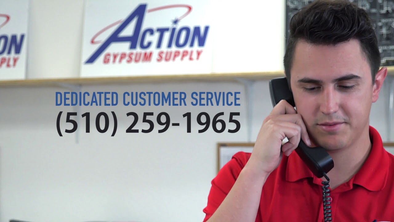 Action Gypsum Supply Hayward, CA Location YouTube