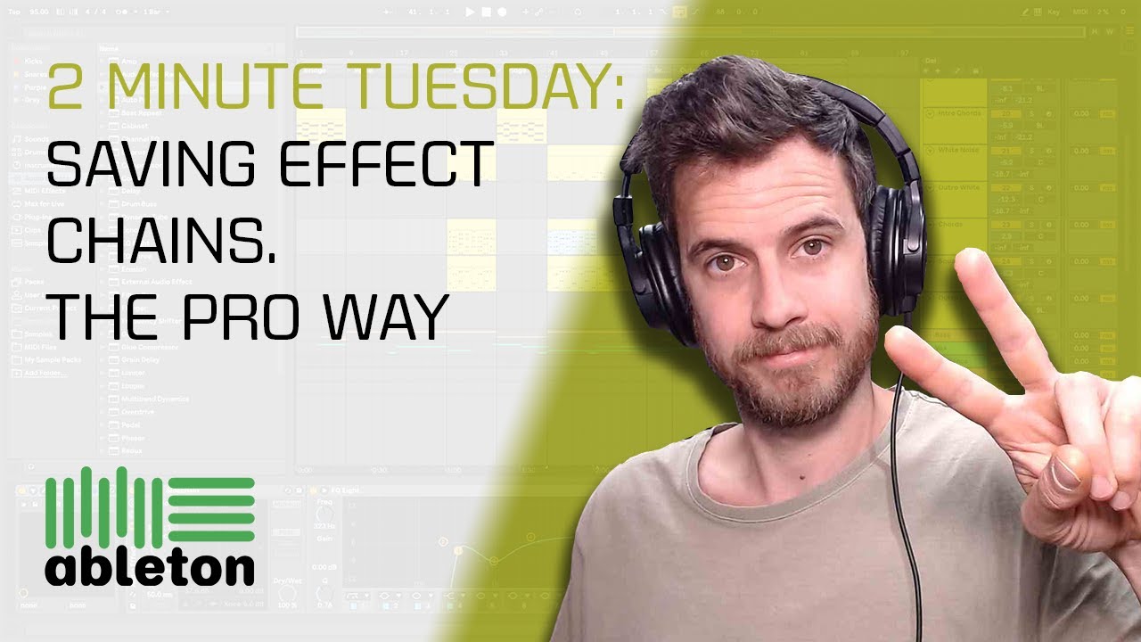 THE BEST WAY TO SAVE YOUR ABLETON EFFECTS. 2 Minute Ableton Tips - YouTube