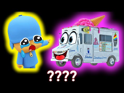 5 Pocoyo & Ice Cream Truck Go Away Sound Variations in 41 Seconds