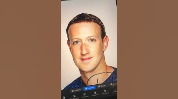 Turning Mark Zuckerberg into handsome squidward 😭💀#shorts #lmao #procreate #drawing