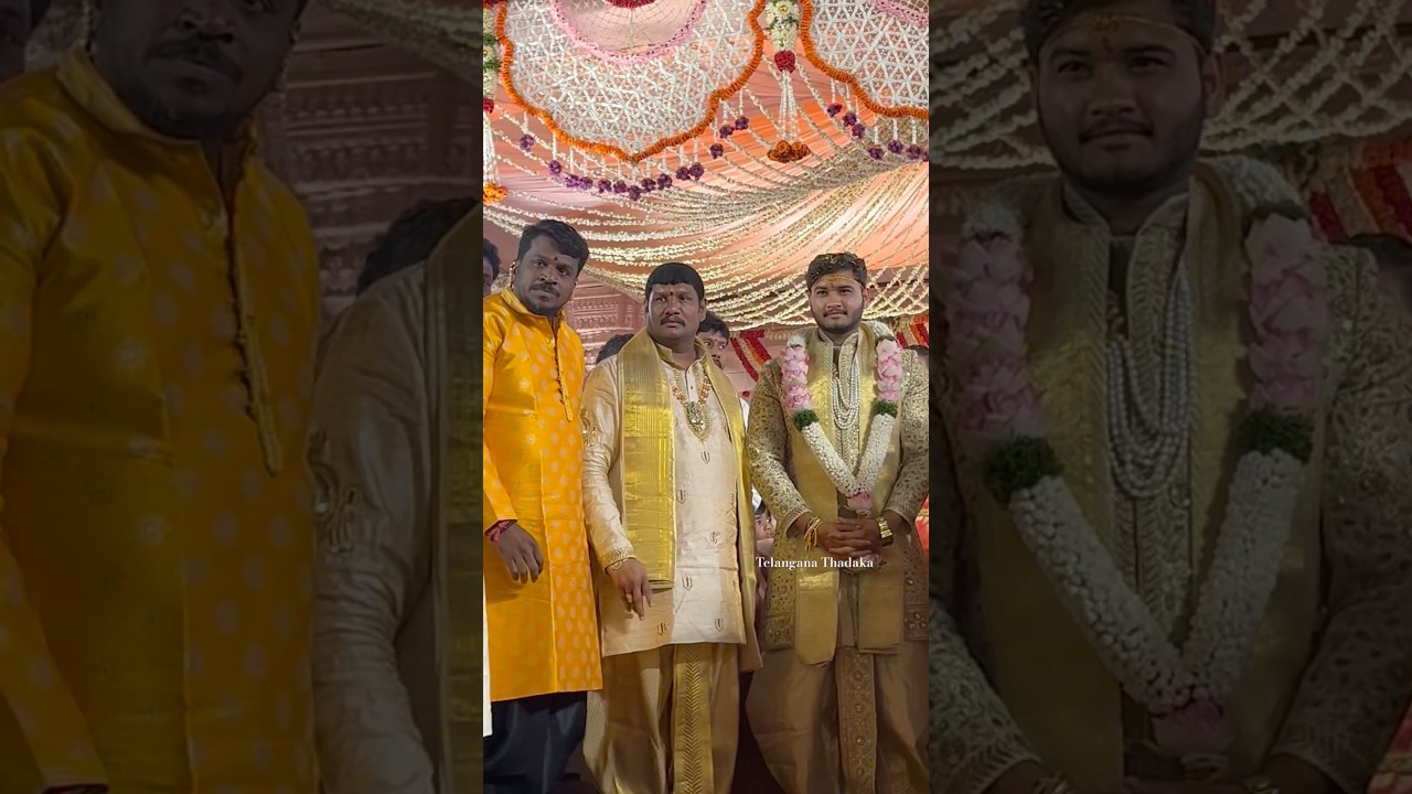 Gabbar Singh Sai At Talasani Srinivas Yadav Brothers Son Marriage 