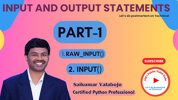 16.Understanding raw_input() and input() in Python-1 | Python Basics Explained