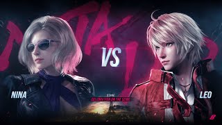 Tekken 8 Gameplay Nina VS Leo